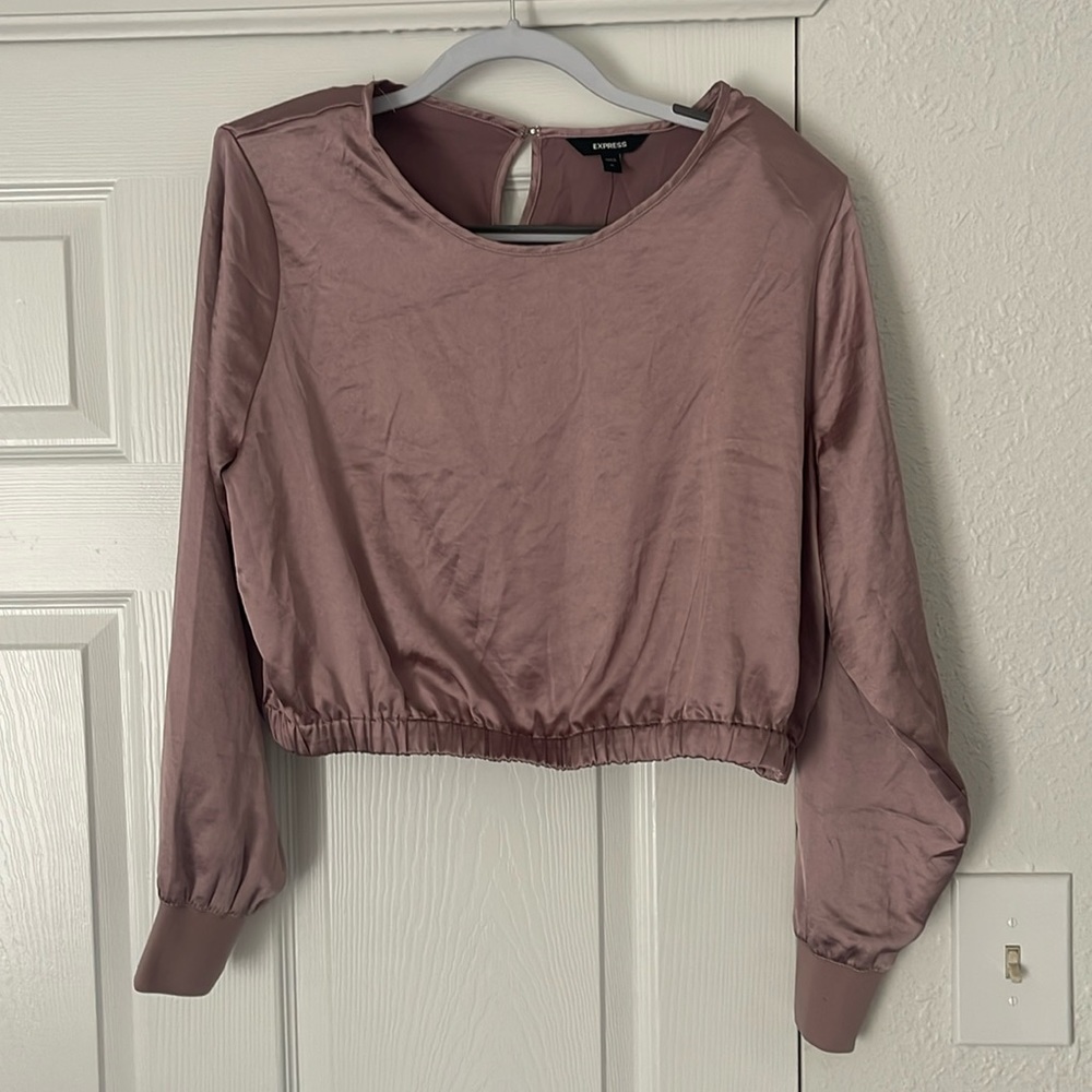 NWT rose crop top Express